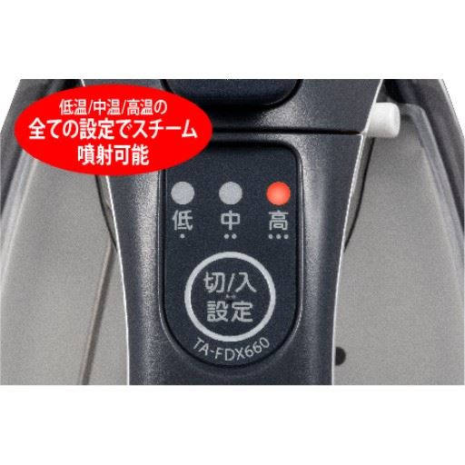 TOSHIBA コードレスアイロン ダークグレー TA-FDX660(H)