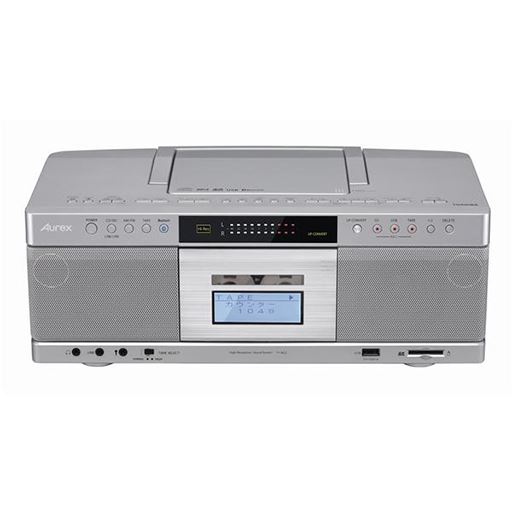 【アウトレット】東芝 ハイレゾ対応SD/USB/CDラジオカセットレコーダー TY-AK2-S