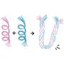 吸水力がさらに進化! コスモトロンの糸を6本ずつ撚り、さらに2本撚り合わせたこだわり製法。