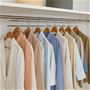 B(幅90～120)<br>前後に2段で洋服がしっかり収納できます。
