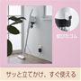 壁ぴたゴム付きですべらない!