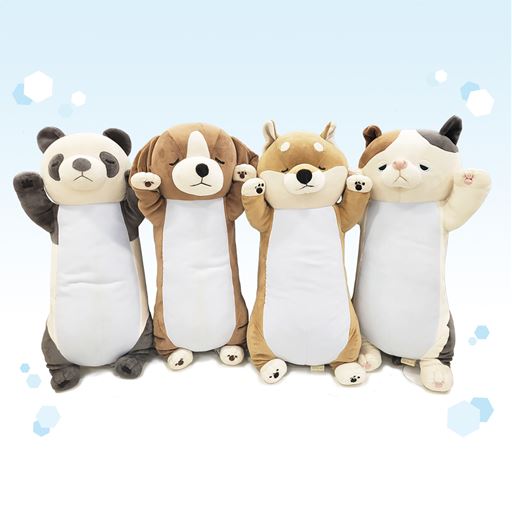 ねむねむアニマルズ ごろ寝クールピロウ