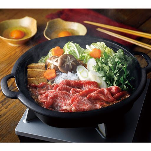 南部鉄器 すき焼き兼用餃子鍋(IH対応)