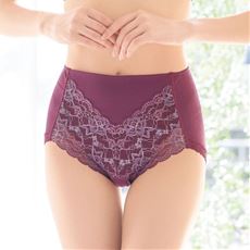お腹おさえの贅沢レーシィショーツ(はきこみ丈スタンダード)