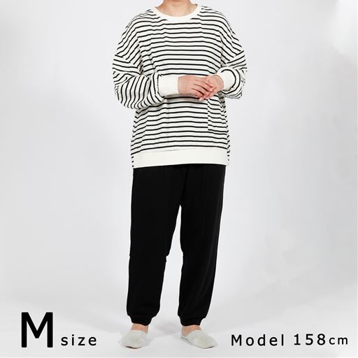 Mサイズ着用(モデル158cm)※モデルさんの普段の着用サイズはMサイズです