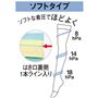 選べる3種類の着圧<br>ソフトタイプ着圧値 ※気分が悪くなったり、体調がすぐれない場合は、ご使用を中止してください