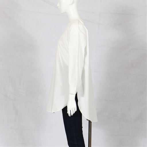 ロングシャツ フロント