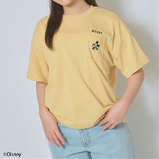半袖ワイド刺繍Tシャツ(ディズニー)