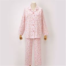 二重ガーゼシャツパジャマ(綿100%・日本製)