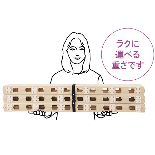 軽くて持ち運びしやすく、収納もラクラク。