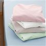 (上から)ピンク・ホワイト・ベージュ・グリーン・ブルー<br>シーツは毎日でもお洗濯したいという方におすすめです。
