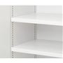 お手持ちの本のサイズに合わせて棚板を1cm単位で設置できるため、デッドスペースを解消します。