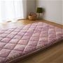 ピンク<br>腰が沈みにくく寝返りしやすい! 寝心地かための敷き布団です。