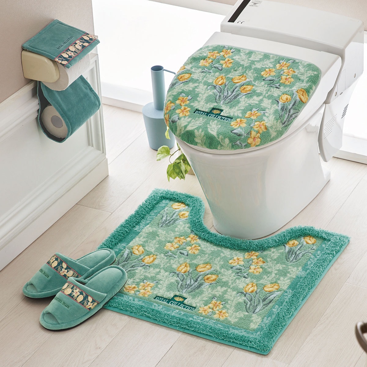 トイレマット 4点セット 日本製 オカ ロイヤルコレクション アーツ