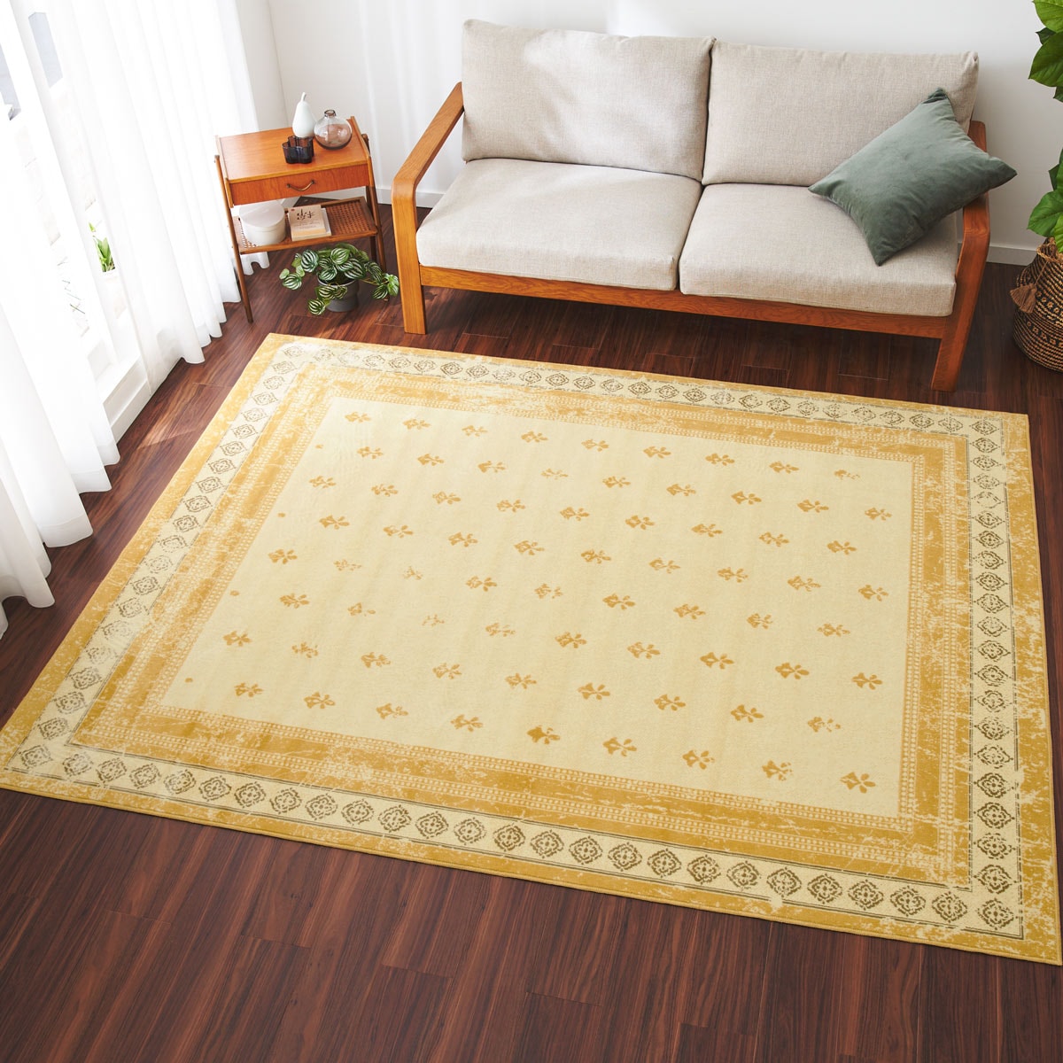 ペルシャヴィンテージウールラグ 約200x300cm ペルシャヴィンテージウールラグ 約200x300cm ペルシャヴィンテージ