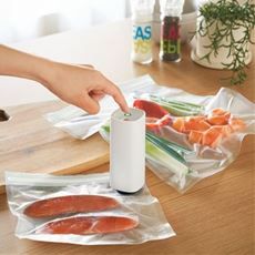 食品保存用圧縮吸引機&保存袋