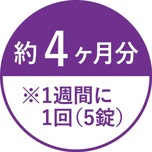 約4ケ月分