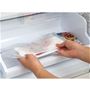 解凍は、冷蔵庫内での自然解凍または電子レンジの解凍モードで。解凍時のドリップも吸収します。