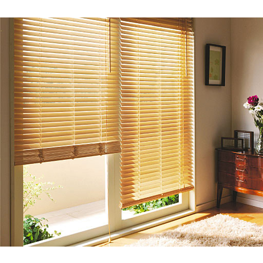 木製ブラインド白取り付け金具付き幅151 縦222