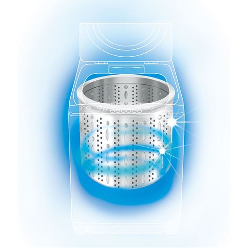 毎日のお洗濯に一緒に入れるだけ!洗濯槽のカビ・臭いを抑制