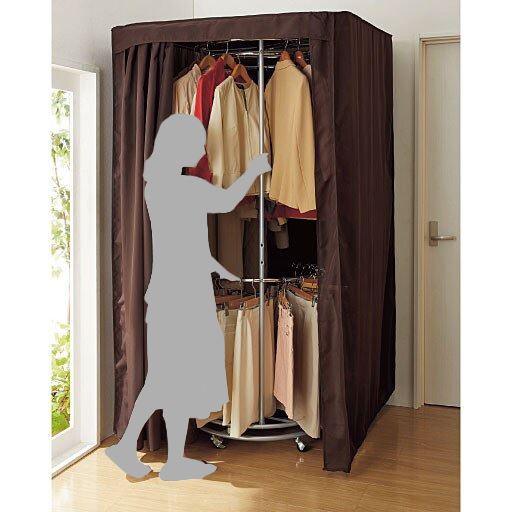 イタリア製ワードローブ（バロッコシリーズ）キャメルグループ 133108