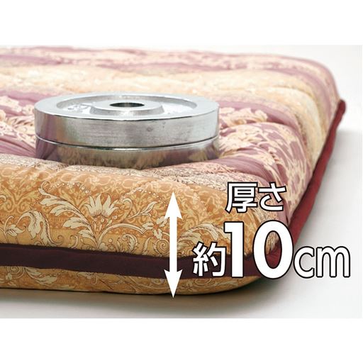 硬さ目安:重り5kg<br>厚さは約10cm。