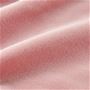生地拡大(ピンク)<br>肌に優しい、柔らかい肌ざわりのベロア調生地を使用。