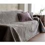 グレー(横250×縦200cm)<br>ソファやベッドにサッと掛ければ上品な雰囲気に。