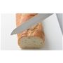 波刃と直刃の組み合わせにより硬いパンから柔らかいパンまで潰さずにきれいに切れ、パンの切りくずも抑えられます