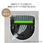 カーペットでもフローリングでも床の表面に合わせて柔軟に対応