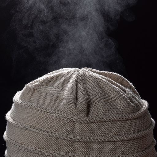 ニット編みなので通気性がありムレずに快適