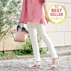 ニットデニムスキニーパンツ(スマートニットジーンズ)(全方向ストレッチ・やわらか・選べる4レングス・洗濯機OK・1年中はける)