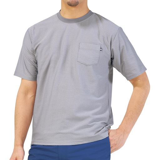 抗菌防臭・サッカー素材Tシャツ(ナノファイン)