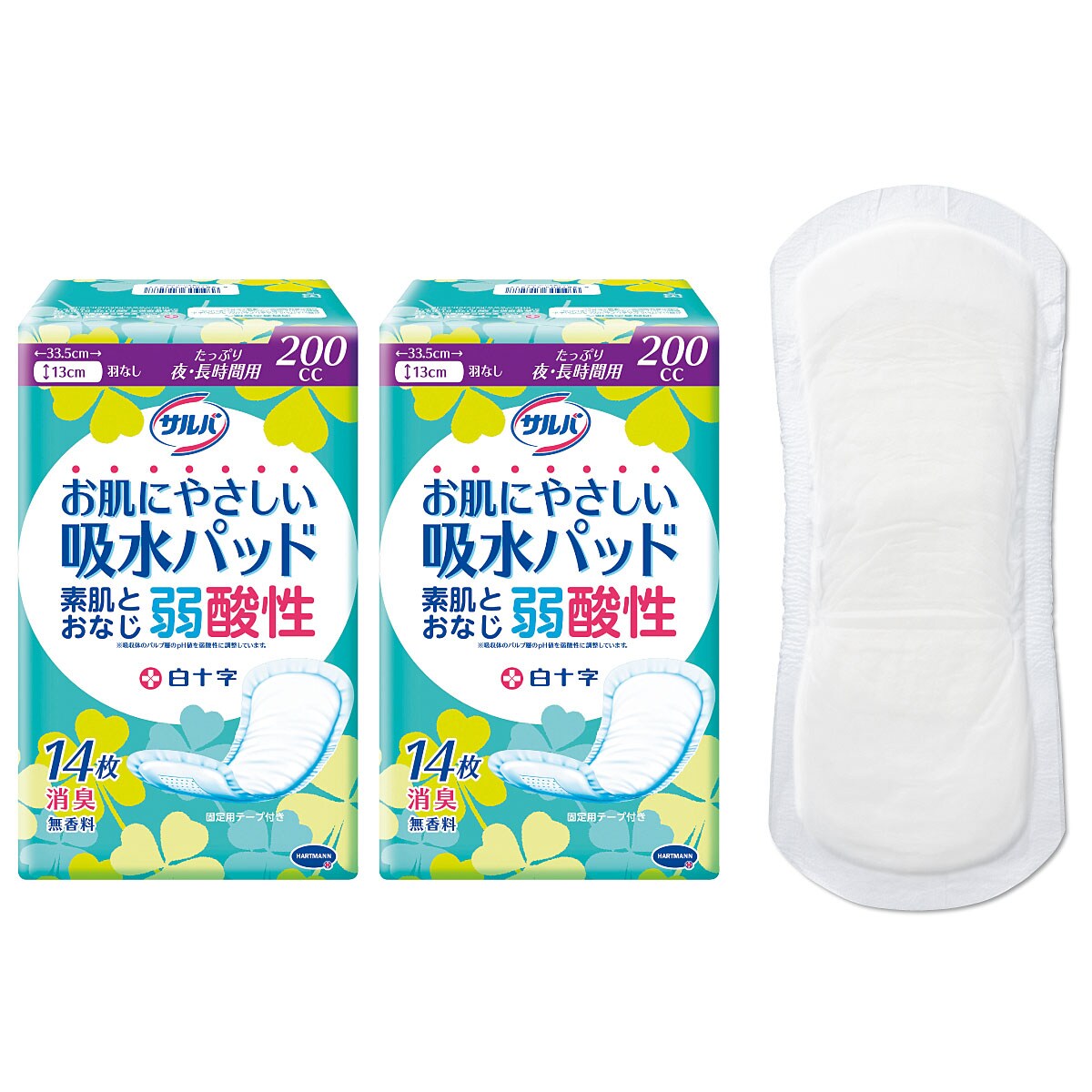 お肌にやさしい吸水パッド(14枚入2個組)(白十字サルバ) - ファッション お肌にやさしい吸水パッド(14枚入2個組)(白十字サルバ) - ファッション