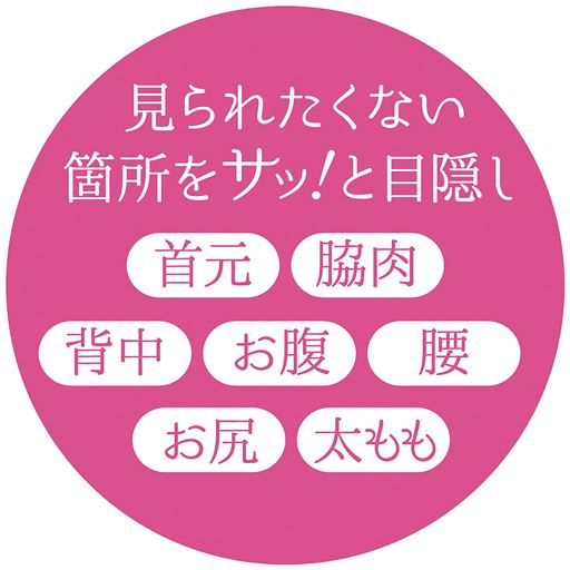 見られたくない箇所をサッ!と目隠し