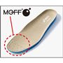 クッション性がよく、かかとを包み込むカップインソールが安定歩行をサポート。つま先に消臭繊維「MOFF」を採用
