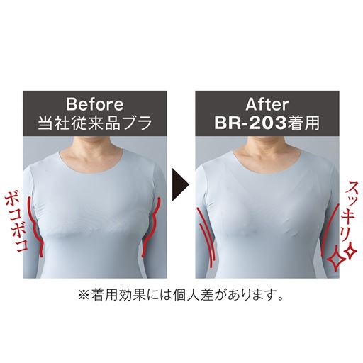 くい込みや段差を心地よく整え、すっきりした印象に<br>※着用効果には個人差があります