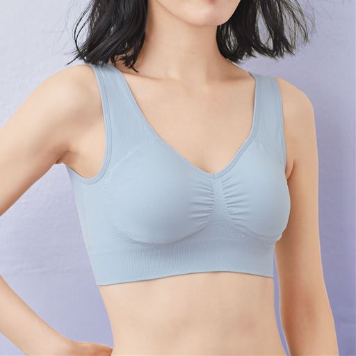 アイスブルー 通気性がよくほどよいフィット感 メッシュタイプ