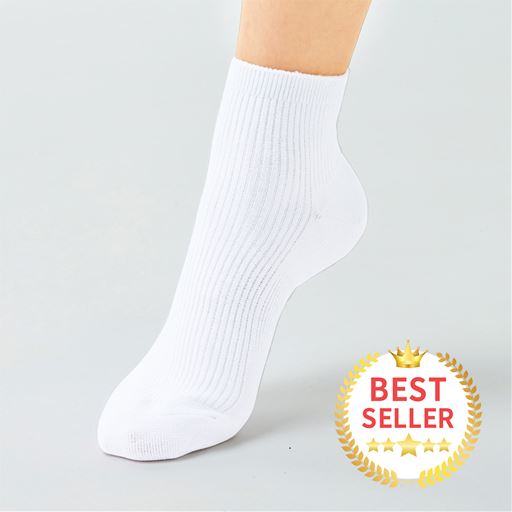 【シリーズ累計販売セット数38万セット突破!!(2024年3月現在)】綿混率約45%の中厚リブ素材が人気です。