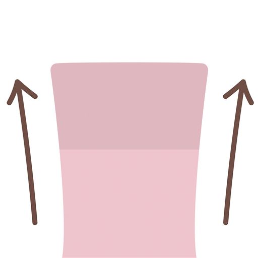 足の形にそって足首部分が広がり締め付けない。