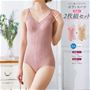セットA(ペールモーヴ)色違い2枚組 着用例<br>普通サイズ(目安身長154～162cm)から、長身サイズ(目安身長162～170cm)の方まで、豊富なサイズをご用意しています。