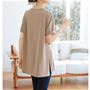 汗染みが目立ちにくい<br>ゆったりチュニックTシャツ