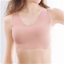綿混でふわっとのびのび！１００％シームレスブラ