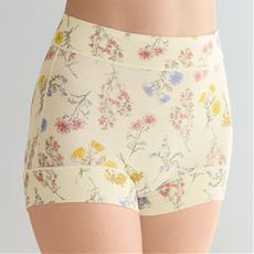 いいないいねショーツ(すっぽり包み込む、はみ出しにくいショーツ・綿混ストレッチ・1分丈)(はきこみ丈深め)