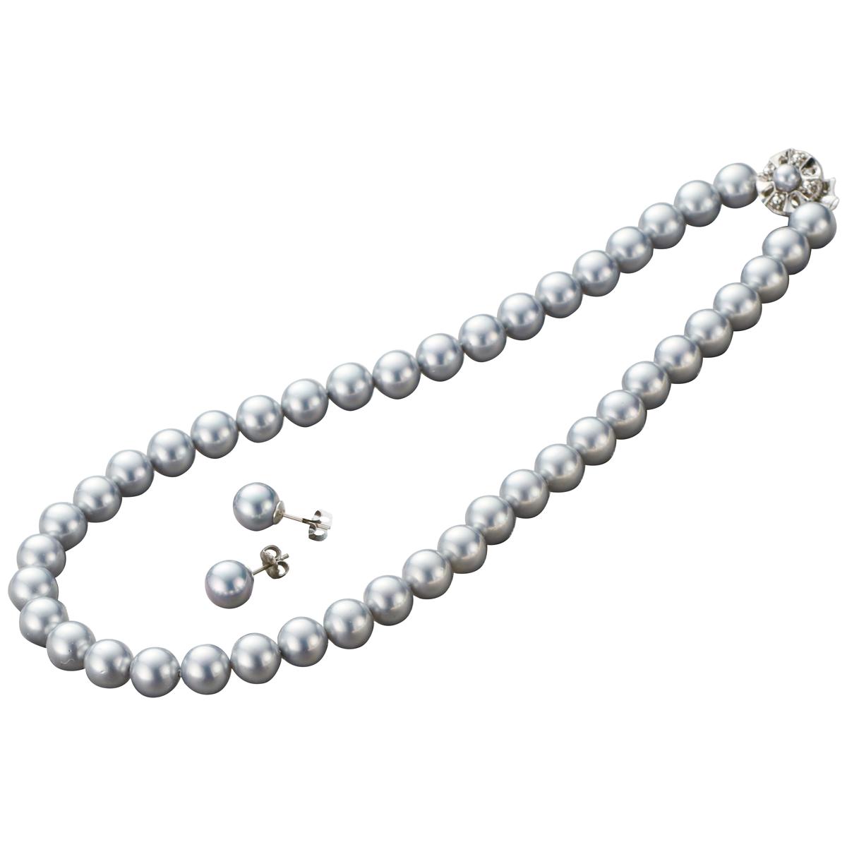楽天市場】【クーポンで20%OFF】《HIGH Quality》花珠真珠 ネックレスセット 9.0-9.5mm 鑑別書付き パールネックレス ピアス  イヤリング フォーマル 冠婚葬祭 : Pearl for Life 楽天市場店