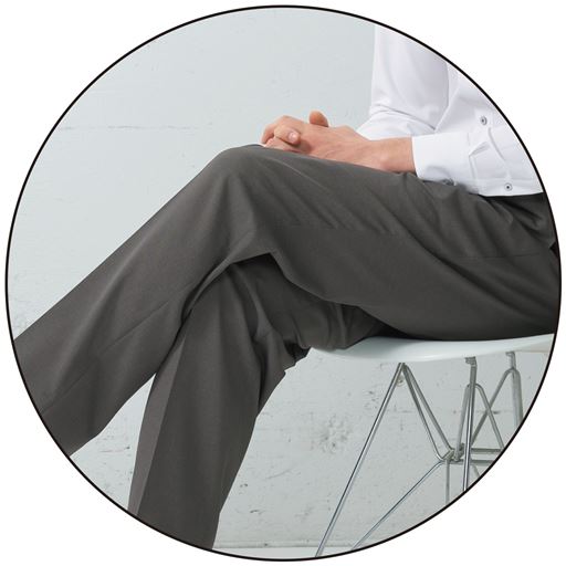 こだわりヨコストレッチ長時間座っても楽ちんです。