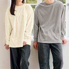 あったかフリースクルーネックパジャマ(男女兼用)