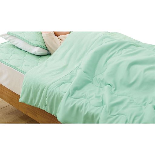 グリーン ※商品は肌布団です。<br>寝苦しい季節も朝までぐっすり気持ちよく!