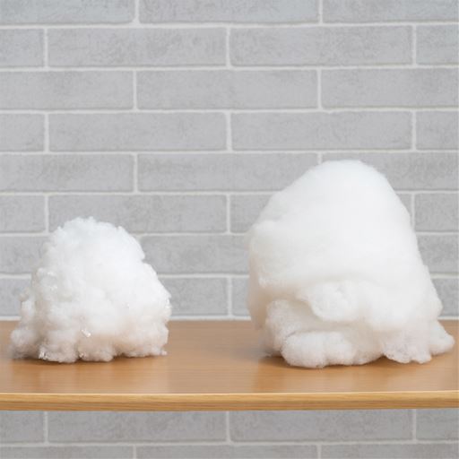 弾力性・かさ高性・保温性を備えた「東レマッシュロン®わた」を使用しています。