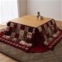 A(60×60cm) 天板は上品な木目調でリバーシブル仕様。<br>※こたつ布団は商品に含まれません。